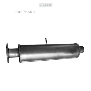   POLMO 31.20 - Kipufogó közép dob Volvo C30/C70/S40/V50 2.4i
