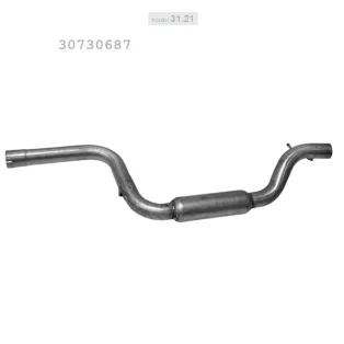   POLMO 31.21 - Kipufogó közép dob Volvo C30/C70/S40/V50 2.4i