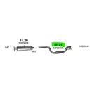 POLMO 31.21 - Kipufogó közép dob Volvo C30/C70/S40/V50 2.4i