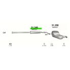 Polmo 31.249 – VOLVO S80 Középső kipufogó dob