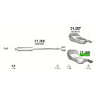 Polmo 31.260 – VOLVO V70 II / XC70 Kipufogó hátsó dob