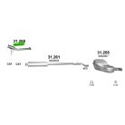 Polmo 31.268 – VOLVO S60 első kipufogó cső
