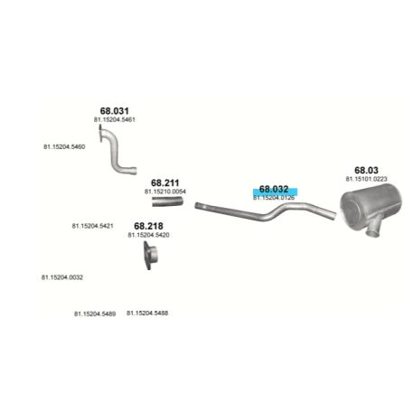 Polmo 68.32 – MAN Kipufogó dob