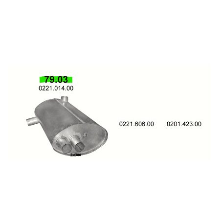 Polmo 79.03 Kipufogó dob – Neoplan Cityliner/Jetliner 12.8