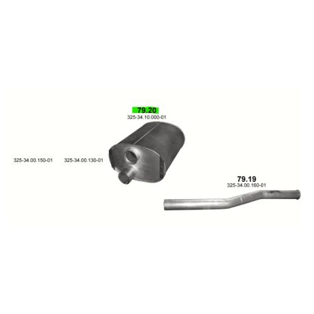 Polmo 79.20 Kipufogó dob – SETRA S300 12.0