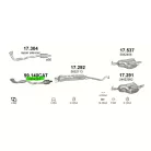 Polmo 99.140 katalizátor – Opel Astra G / Zafira A /1.4/1.6/1.8