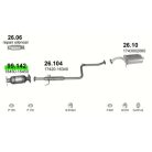 Polmo 99.142 katalizátor – Toyota Carina / Celica / Corolla