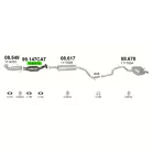 Polmo 99.147 utángyártott katalizátor – Ford Mondeo 1.6i/1.8i/2.0i