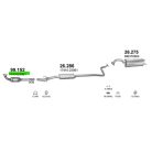 Polmo 99.152 katalizátor – Toyota Yaris 1.0