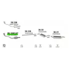 Polmo 99.158 utángyártott katalizátor – VW Golf III / Passat / Vento 1.8
