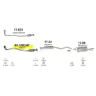 Polmo 99.160 katalizátor – Opel Vectra B 1.6 / 1.7