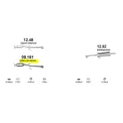 Polmo 99.161 katalizátor – Mazda 323 / 323 F / 323 P