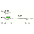 Polmo 99.172 katalizátor – Volvo V70 II 2.5 TDi kombi