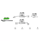 Polmo 99.205 utángyártott katalizátor – Mercedes Viano / Vito 2.2 D 639 