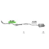   Polmo 99.206 utángyártott katalizátor – Mercedes C200 T203 / W203 2.0 komp