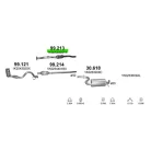 Polmo 99.213 katalizátor – Audi A3 / VW Golf V 1.6FSi