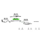 Polmo 99.214 katalizátor – 1.6 FSi Audi A3 / Skoda Octavia / VW  Golf V / Eos / Jetta / Touran
