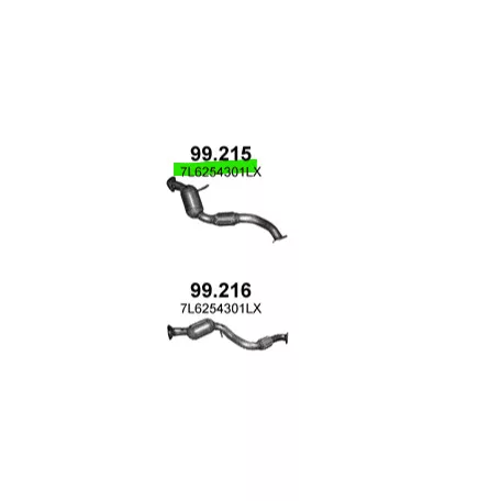 Polmo 99.215 utángyártott katalizátor – Audi Q7 / VW Touareg 3.6 FSi