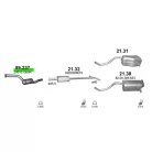 Polmo 99.237 utángyártott katalizátor – Renault Clio / Modus / 1.2 / 1.4 / 1.6