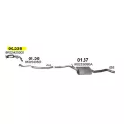 Polmo 99.238 - Utángyártott katalizátor AUDI A4 1.8 (2007-2012)