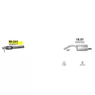 Polmo 99.241 - Utángyártott katalizátor ALFA ROMEO 156 1.9 D, 2.4 D (1997-2007)