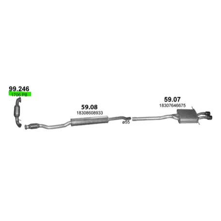 Polmo 99.246 – Citroen C4 / C4 Picasso / DS3 / DS4 / DS5 / C5 / Mini Cooper