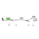 Polmo 99.255 Katalizator ALFA ROMEO 147 Katalizator