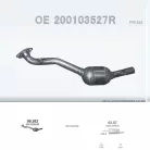 Polmo 99.262 - Utángyártott katalizátor DACIA LOGAN 1.2 (2006-2012)