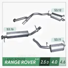 Kipufogó szett – LAND ROVER Range Rover 2.5 D / 4.0 / 4.6 /4x4/ (1994-2002)