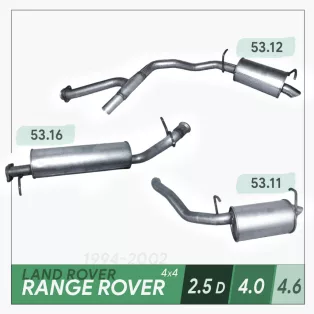   Kipufogó szett – LAND ROVER Range Rover 2.5 D / 4.0 / 4.6 /4x4/ (1994-2002)