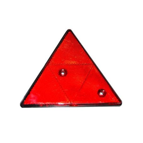 Prizma, háromszög, piros, két furattal