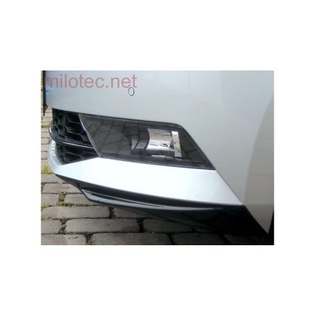 Első lökhárító dekor spoiler, fényes fekete Skoda Superb III