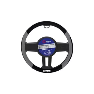 Sparco SPC1113GR fekete-szürke kormányvédő 37-38 cm