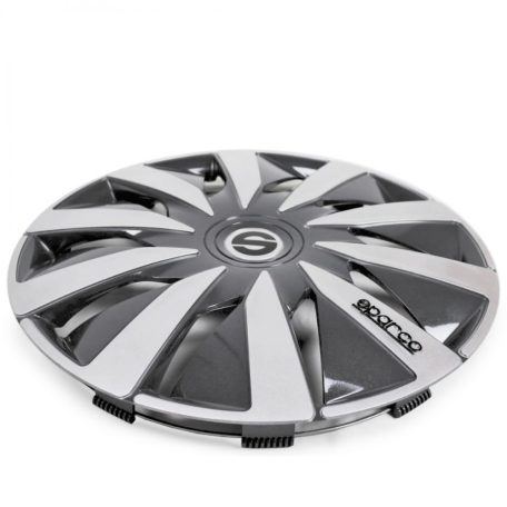 16" DÍSZTÁRCSA LAZIO SZÜRKE-EZÜST, 4db