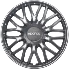 16" DÍSZTÁRCSA ROMA SZÜRKE, 4db