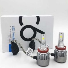 C6 LED, H11, autó izzó, 36W, 8-48V (1pár)