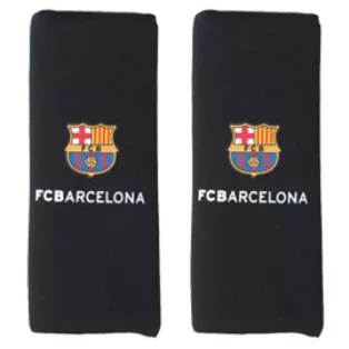Biztonsági öv párna, gyermek, fekete FCB, 2db