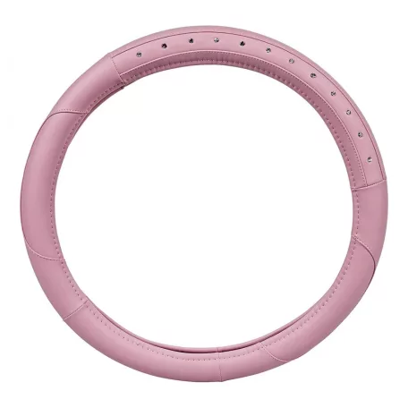 Csajos, strasszköves rózsaszín kormányvédő, 37-39cm