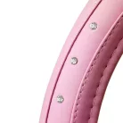Csajos, strasszköves rózsaszín kormányvédő, 37-39cm