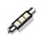 SBAutoparts SV8.5 szofita izzó, 3xSMD led, 3W, 12V, 39mm, Canbus, fehér