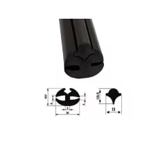 Szélvédő szigetelő gumi feszítő ékkel