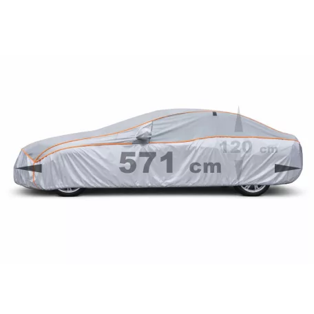 Prémium jégeső elleni autóponyva 571x203x120 cm – UV és vízálló, 5 mm EVA habréteggel