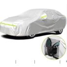 Autóponyva S Méret – 3 Rétegű, Pamut Belső, PVC Külső, Cipzáras Ajtóval