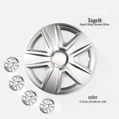 16" DÍSZTÁRCSA ESPRIT RC EZÜST, 4db