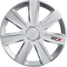 14" DÍSZTÁRCSA GTX CARBON EZÜST, 4db