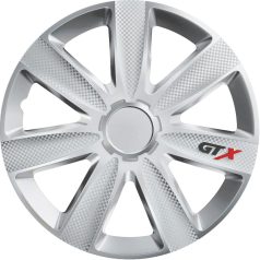 15" DÍSZTÁRCSA GTX CARBON EZÜST, 4db