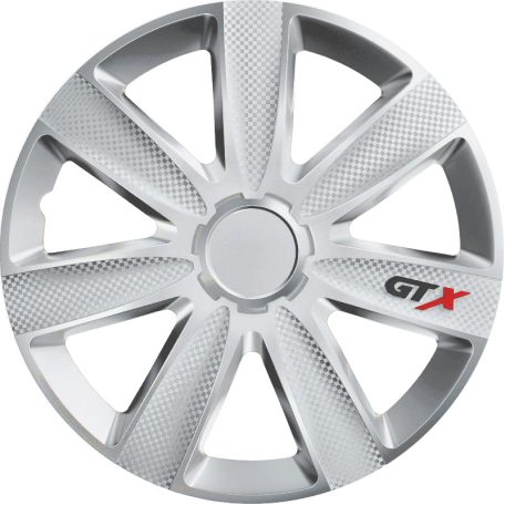 14" DÍSZTÁRCSA GTX CARBON EZÜST, 4db
