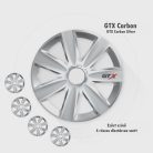 14" DÍSZTÁRCSA GTX CARBON EZÜST, 4db