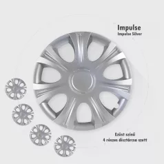 16" DÍSZTÁRCSA IMPULSE EZÜST, 4db