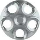 13" DÍSZTÁRCSA MATRIX EZÜST, 4db